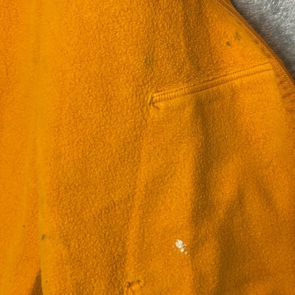 Nike Men Y2K Older Brother Just Do It Full Zip Fleece Hooded Orange Jacket XL - Picture 13 of 16